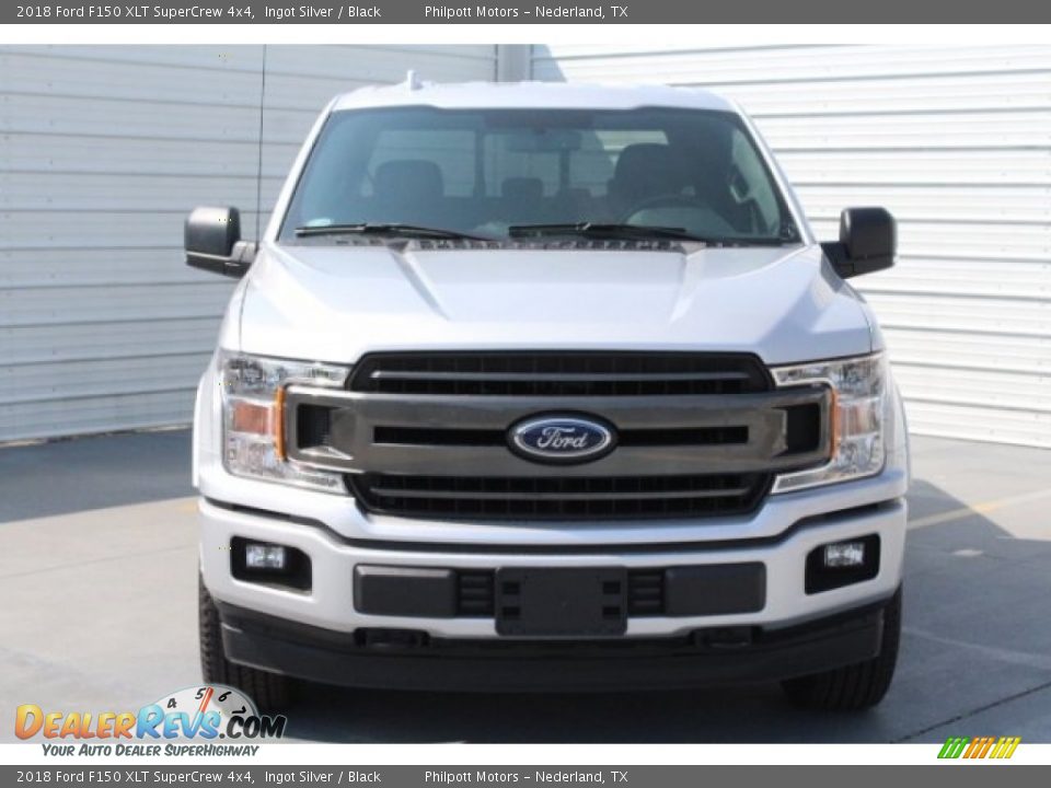 2018 Ford F150 XLT SuperCrew 4x4 Ingot Silver / Black Photo #2