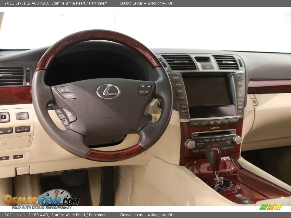 2011 Lexus LS 460 AWD Starfire White Pearl / Parchment Photo #8