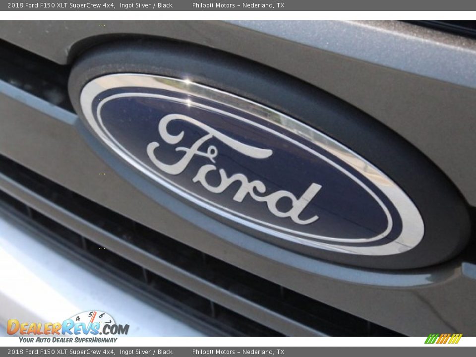2018 Ford F150 XLT SuperCrew 4x4 Ingot Silver / Black Photo #4
