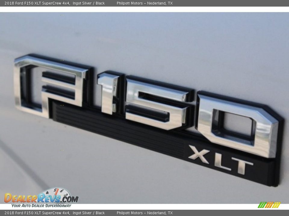2018 Ford F150 XLT SuperCrew 4x4 Ingot Silver / Black Photo #7