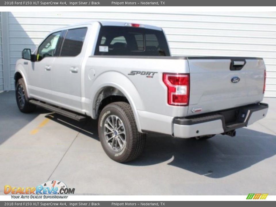 2018 Ford F150 XLT SuperCrew 4x4 Ingot Silver / Black Photo #8