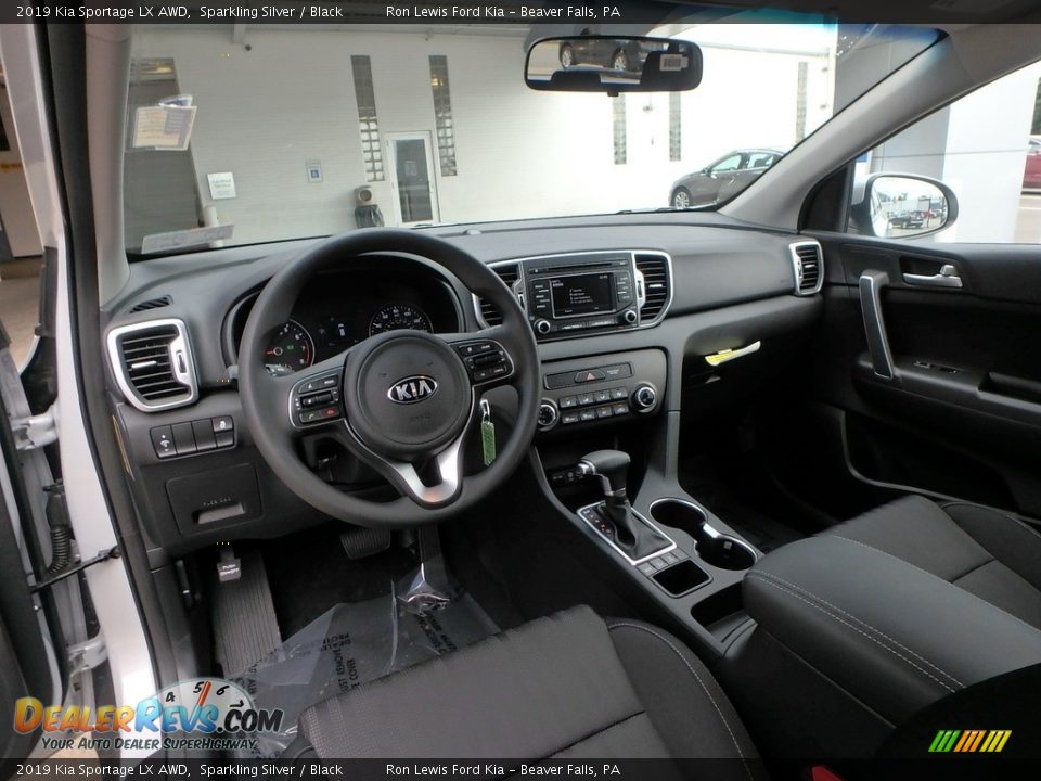 Black Interior - 2019 Kia Sportage LX AWD Photo #13