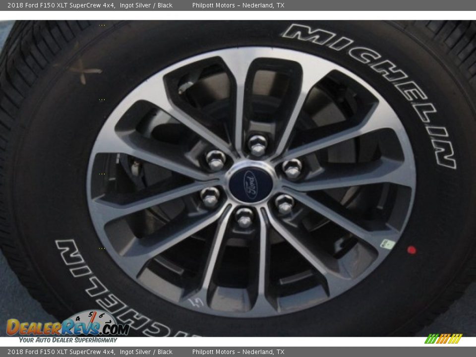 2018 Ford F150 XLT SuperCrew 4x4 Ingot Silver / Black Photo #11