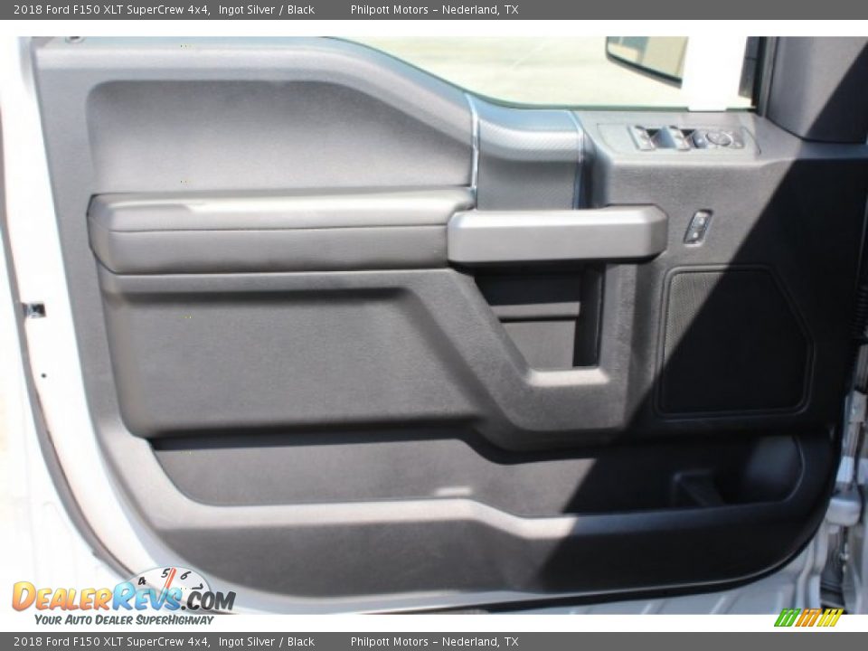 2018 Ford F150 XLT SuperCrew 4x4 Ingot Silver / Black Photo #13