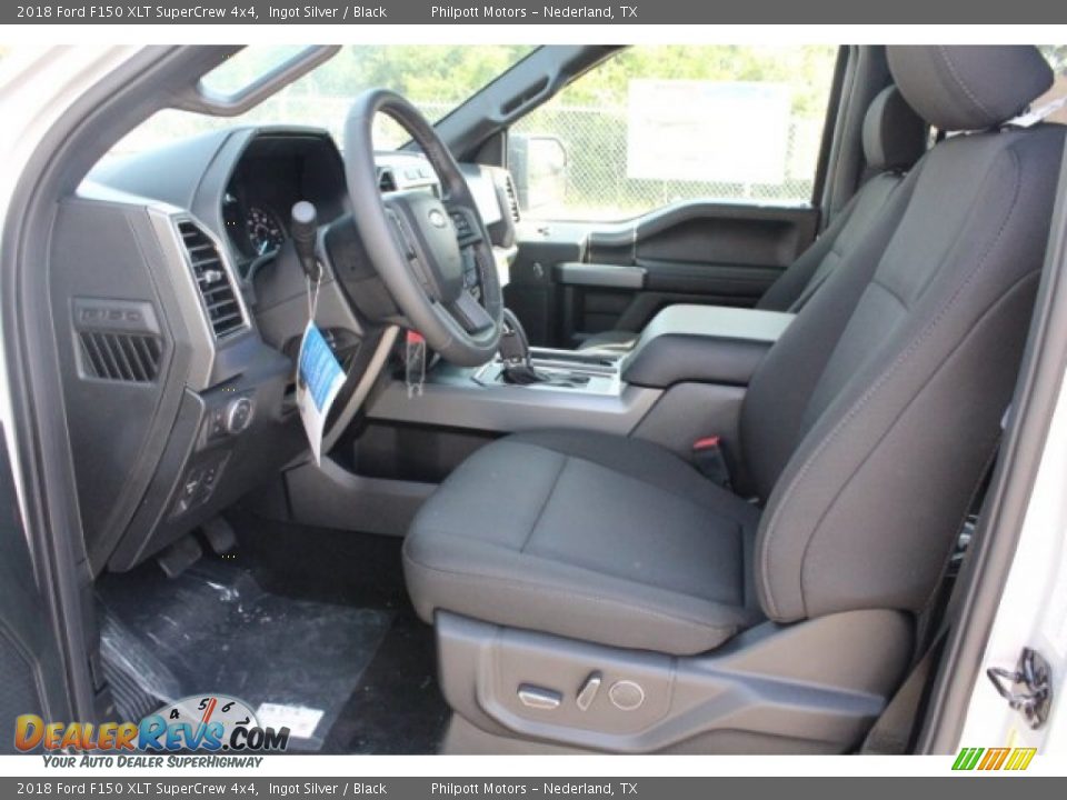 2018 Ford F150 XLT SuperCrew 4x4 Ingot Silver / Black Photo #15
