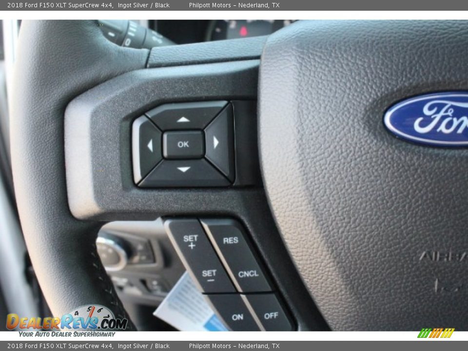2018 Ford F150 XLT SuperCrew 4x4 Ingot Silver / Black Photo #20