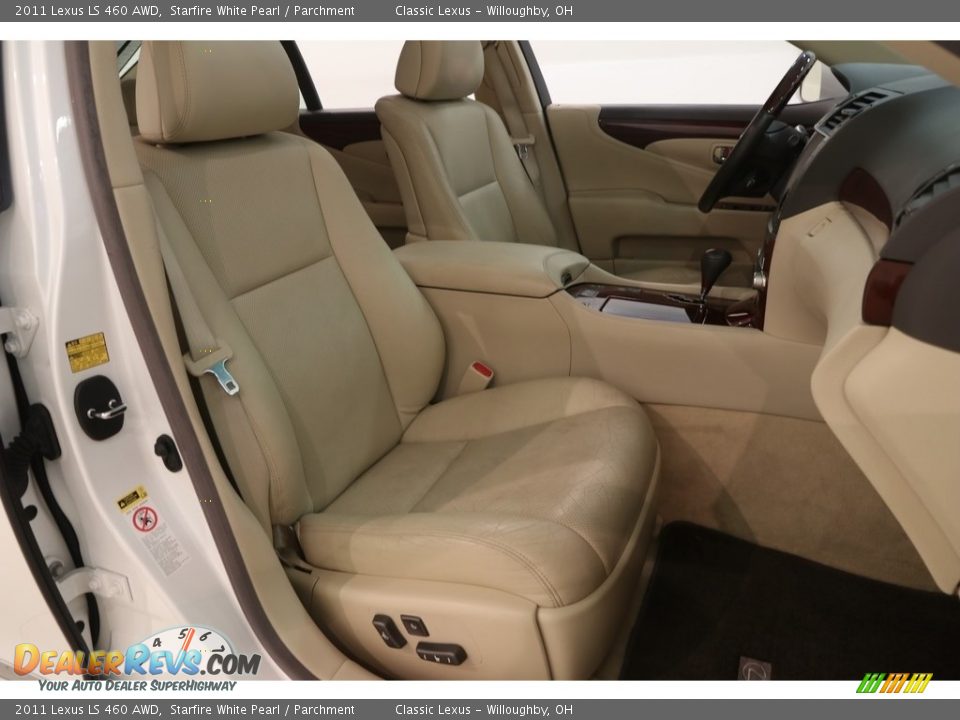 2011 Lexus LS 460 AWD Starfire White Pearl / Parchment Photo #21