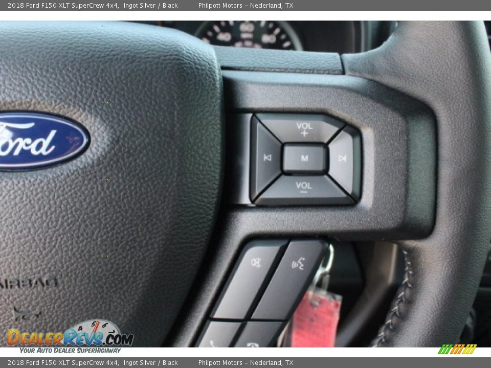 2018 Ford F150 XLT SuperCrew 4x4 Ingot Silver / Black Photo #21