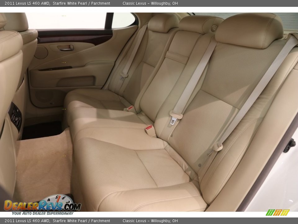 2011 Lexus LS 460 AWD Starfire White Pearl / Parchment Photo #23