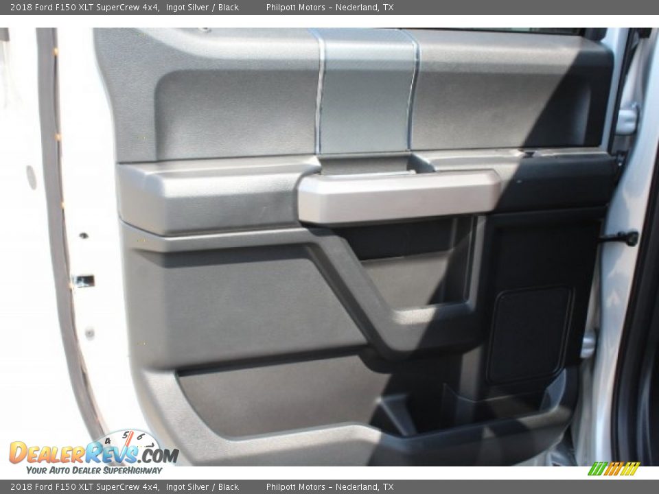 2018 Ford F150 XLT SuperCrew 4x4 Ingot Silver / Black Photo #24