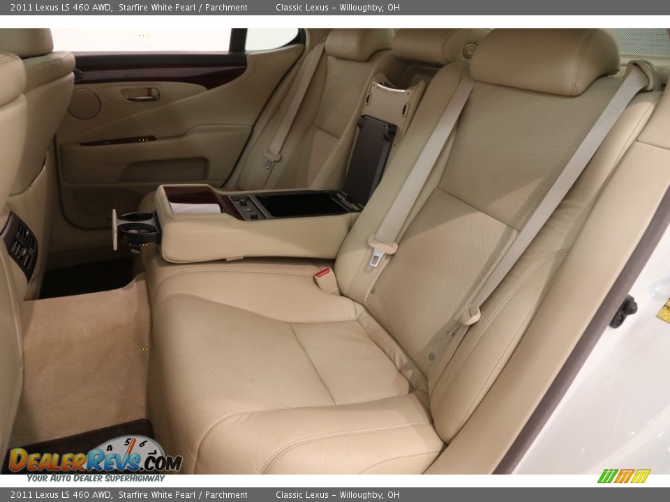 2011 Lexus LS 460 AWD Starfire White Pearl / Parchment Photo #24