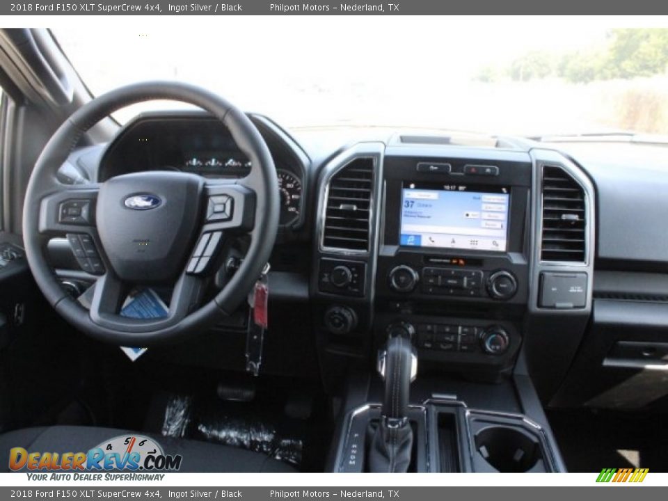 2018 Ford F150 XLT SuperCrew 4x4 Ingot Silver / Black Photo #26