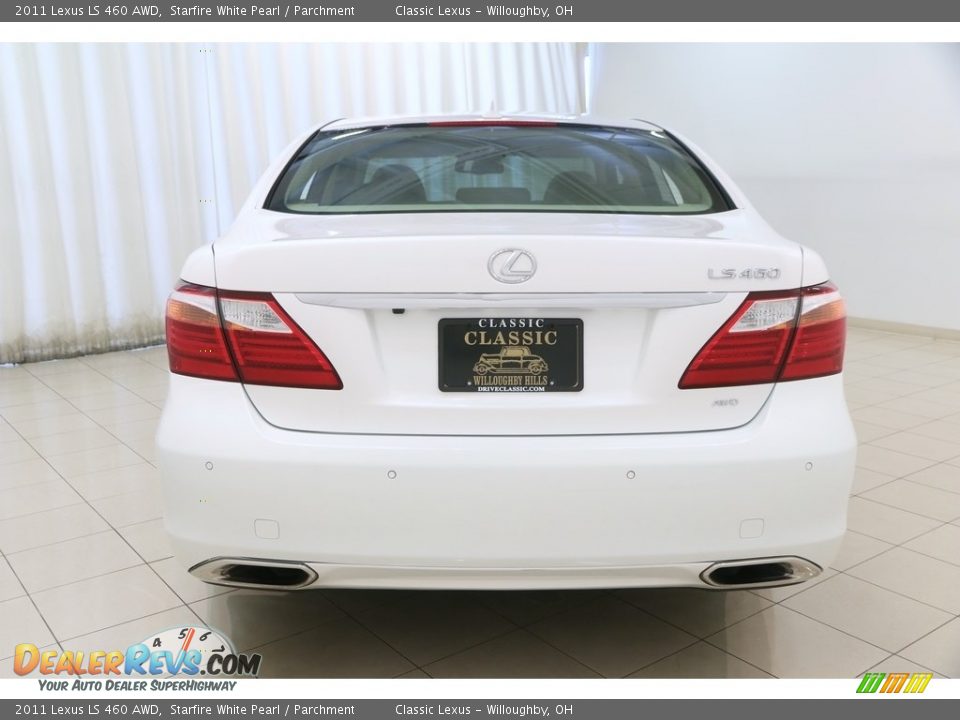 2011 Lexus LS 460 AWD Starfire White Pearl / Parchment Photo #26
