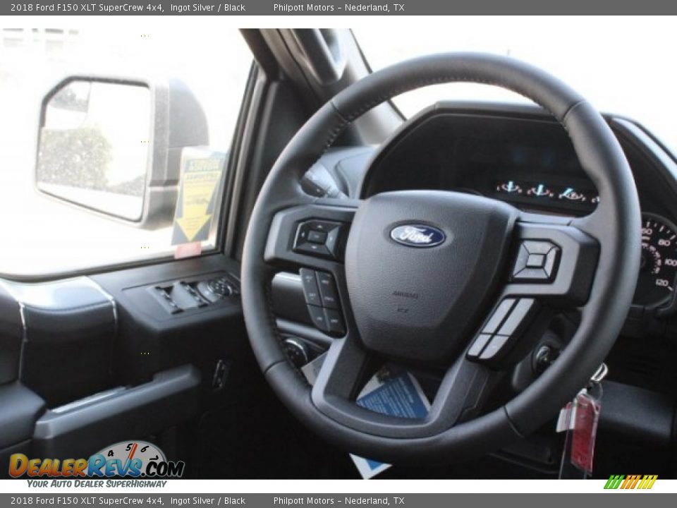 2018 Ford F150 XLT SuperCrew 4x4 Ingot Silver / Black Photo #27