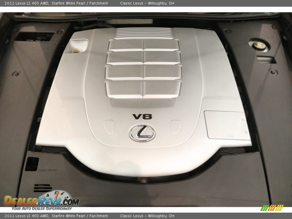 2011 Lexus LS 460 AWD Starfire White Pearl / Parchment Photo #27
