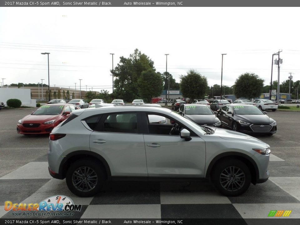 2017 Mazda CX-5 Sport AWD Sonic Silver Metallic / Black Photo #3