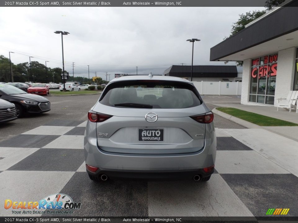 2017 Mazda CX-5 Sport AWD Sonic Silver Metallic / Black Photo #4