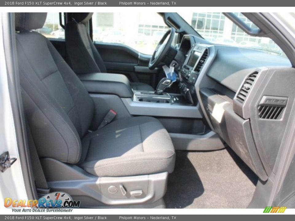 2018 Ford F150 XLT SuperCrew 4x4 Ingot Silver / Black Photo #33