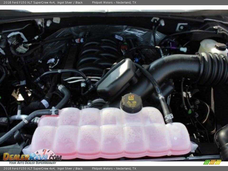 2018 Ford F150 XLT SuperCrew 4x4 Ingot Silver / Black Photo #34