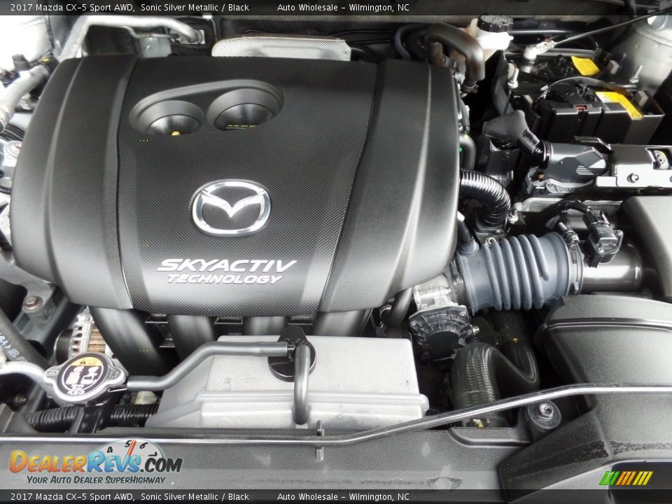 2017 Mazda CX-5 Sport AWD Sonic Silver Metallic / Black Photo #6