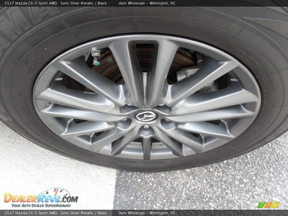 2017 Mazda CX-5 Sport AWD Sonic Silver Metallic / Black Photo #7