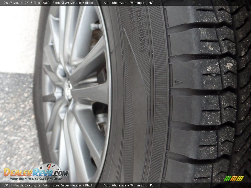 2017 Mazda CX-5 Sport AWD Sonic Silver Metallic / Black Photo #8