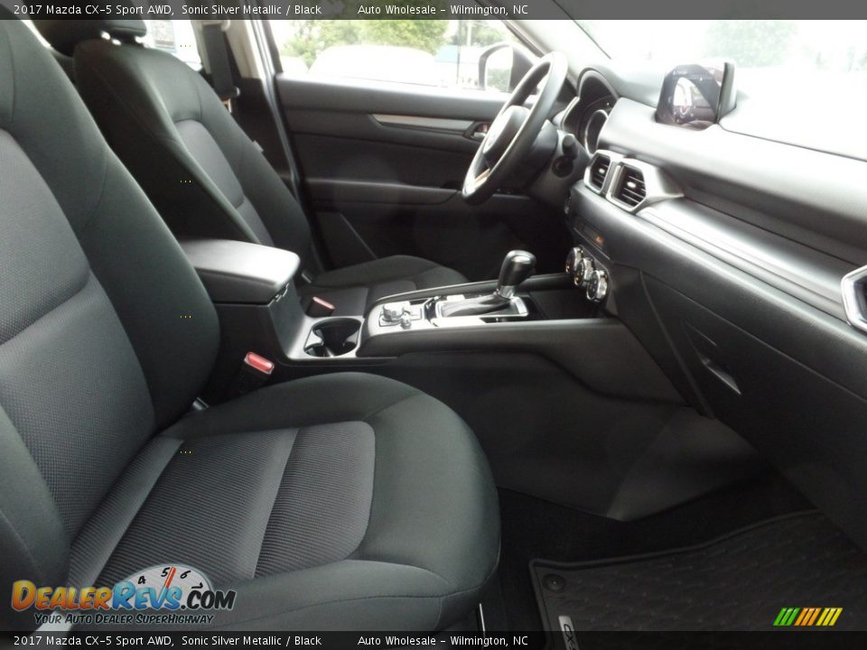 2017 Mazda CX-5 Sport AWD Sonic Silver Metallic / Black Photo #13
