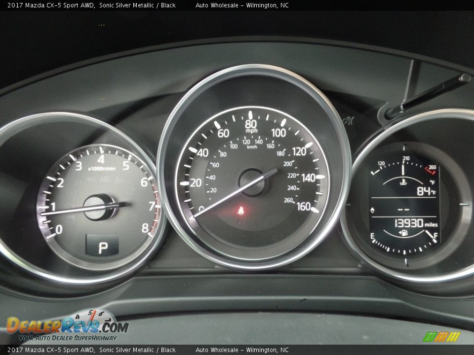 2017 Mazda CX-5 Sport AWD Sonic Silver Metallic / Black Photo #16