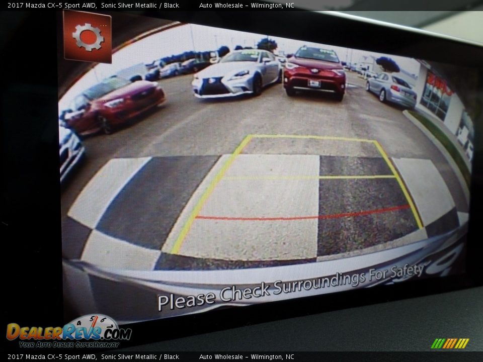 2017 Mazda CX-5 Sport AWD Sonic Silver Metallic / Black Photo #18