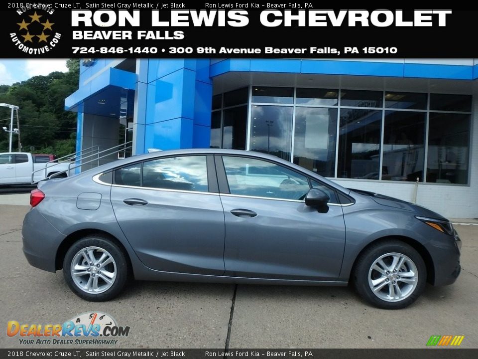 2018 Chevrolet Cruze LT Satin Steel Gray Metallic / Jet Black Photo #1