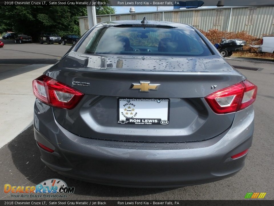 2018 Chevrolet Cruze LT Satin Steel Gray Metallic / Jet Black Photo #4