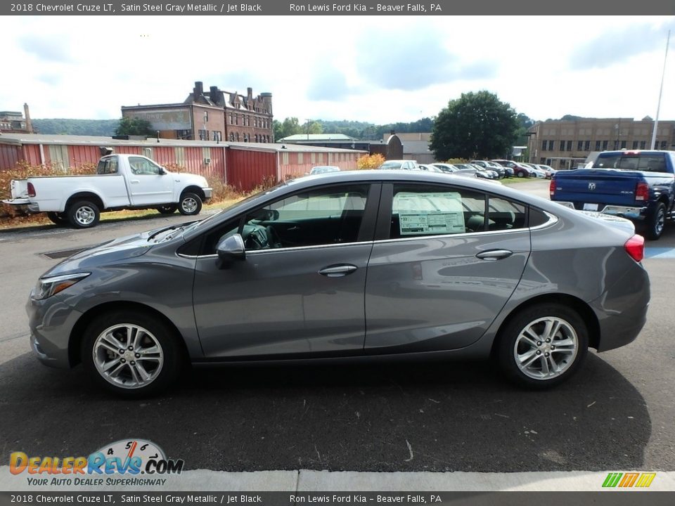 2018 Chevrolet Cruze LT Satin Steel Gray Metallic / Jet Black Photo #6