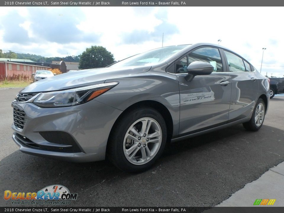 2018 Chevrolet Cruze LT Satin Steel Gray Metallic / Jet Black Photo #7