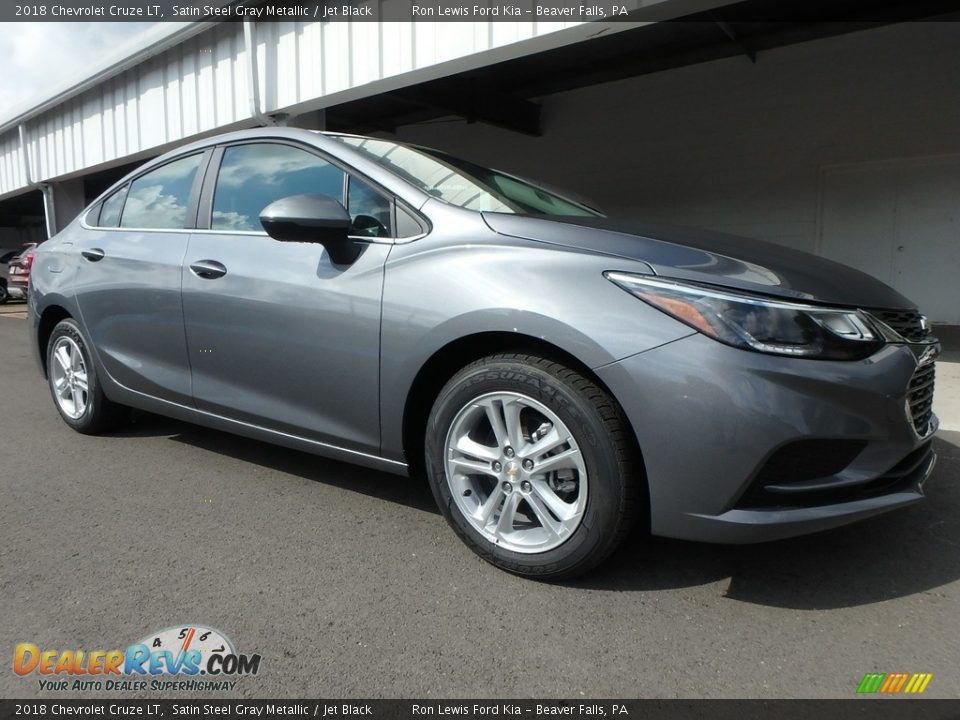2018 Chevrolet Cruze LT Satin Steel Gray Metallic / Jet Black Photo #9