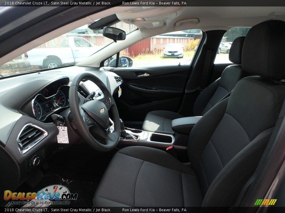 2018 Chevrolet Cruze LT Satin Steel Gray Metallic / Jet Black Photo #10