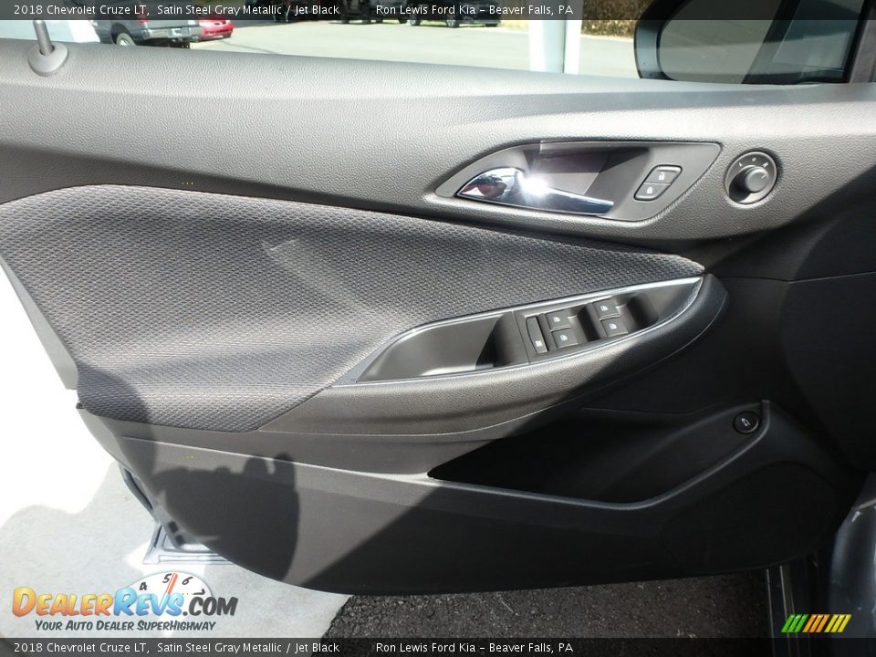 2018 Chevrolet Cruze LT Satin Steel Gray Metallic / Jet Black Photo #13