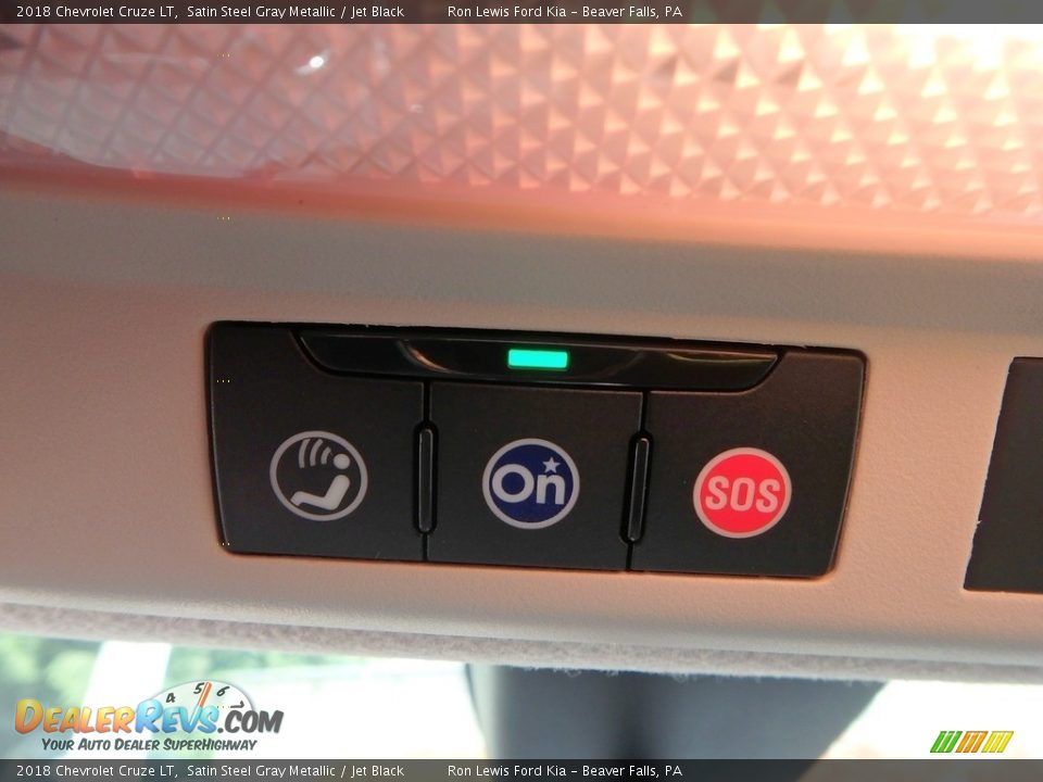 2018 Chevrolet Cruze LT Satin Steel Gray Metallic / Jet Black Photo #16