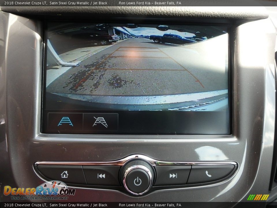 2018 Chevrolet Cruze LT Satin Steel Gray Metallic / Jet Black Photo #17