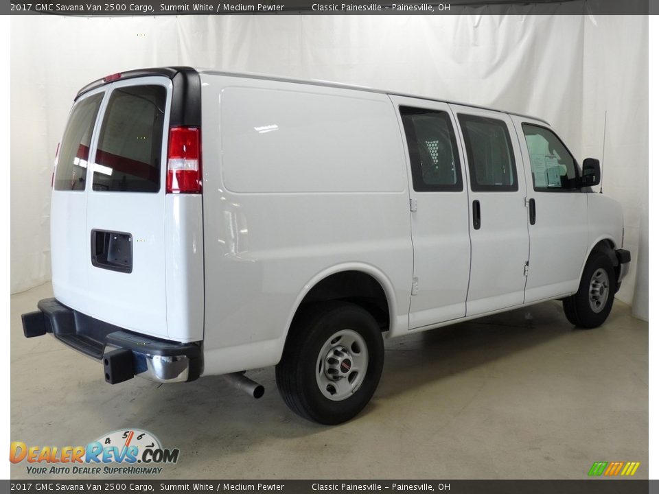 2017 GMC Savana Van 2500 Cargo Summit White / Medium Pewter Photo #2