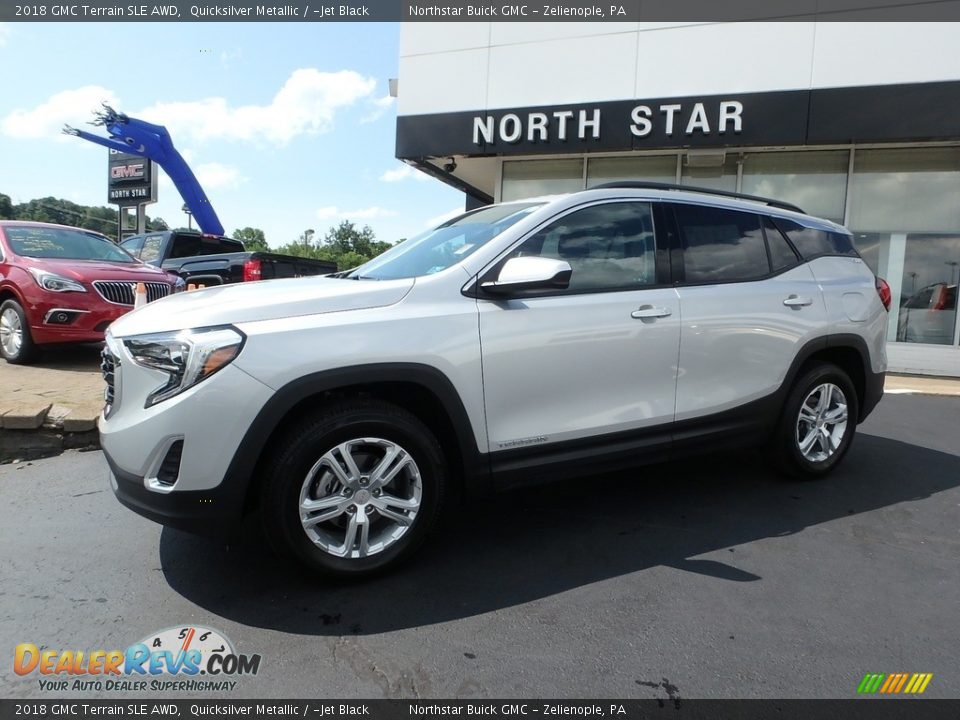 2018 GMC Terrain SLE AWD Quicksilver Metallic / ­Jet Black Photo #1
