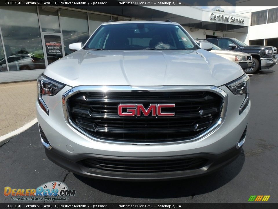 2018 GMC Terrain SLE AWD Quicksilver Metallic / ­Jet Black Photo #2