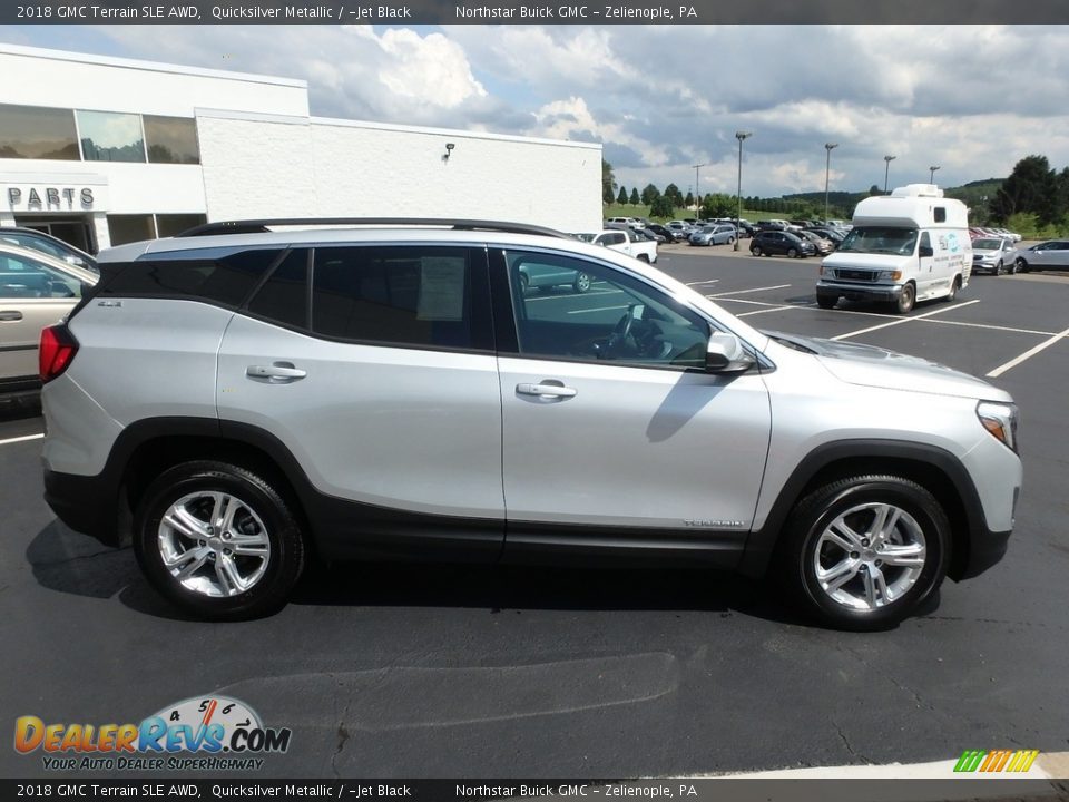 2018 GMC Terrain SLE AWD Quicksilver Metallic / ­Jet Black Photo #4