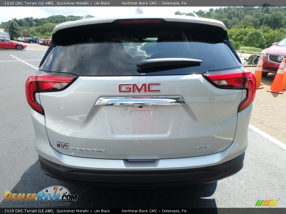 2018 GMC Terrain SLE AWD Quicksilver Metallic / ­Jet Black Photo #6