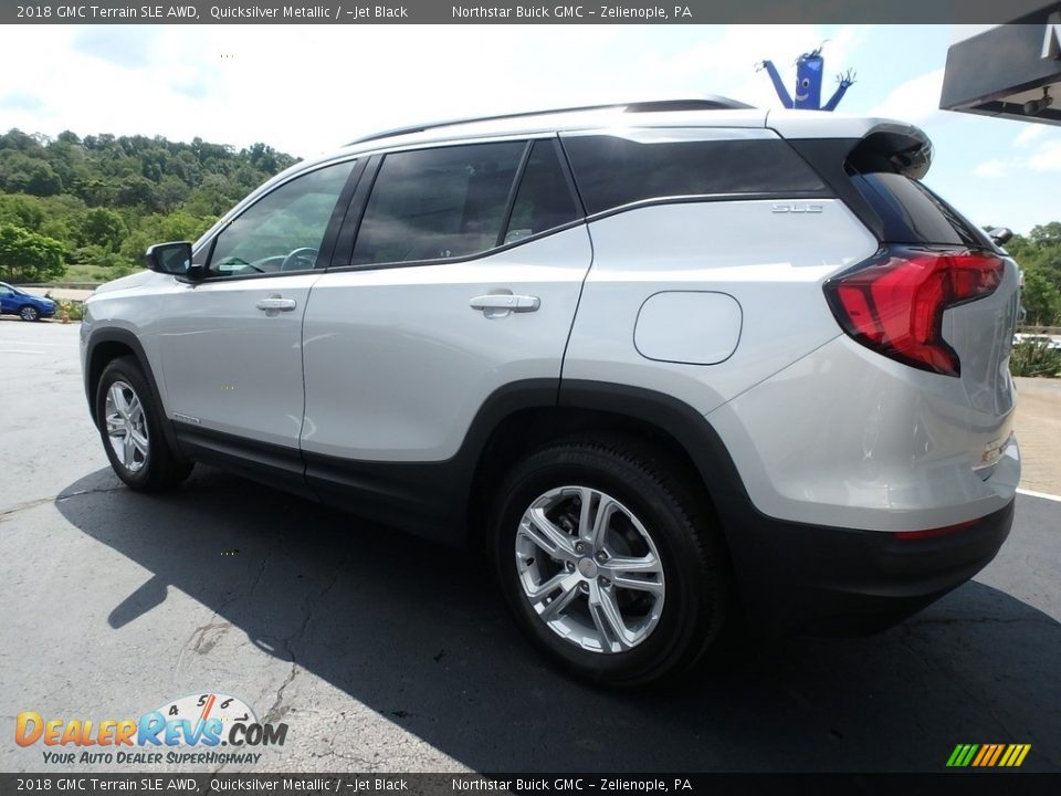 2018 GMC Terrain SLE AWD Quicksilver Metallic / ­Jet Black Photo #8