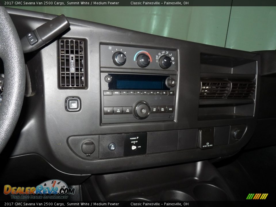 2017 GMC Savana Van 2500 Cargo Summit White / Medium Pewter Photo #11