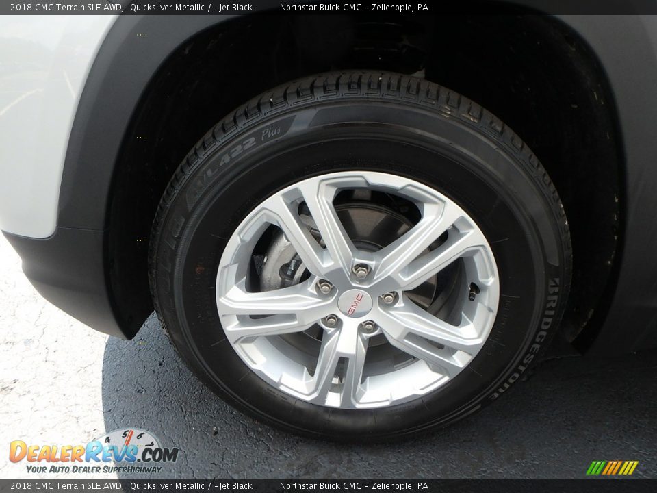 2018 GMC Terrain SLE AWD Quicksilver Metallic / ­Jet Black Photo #10
