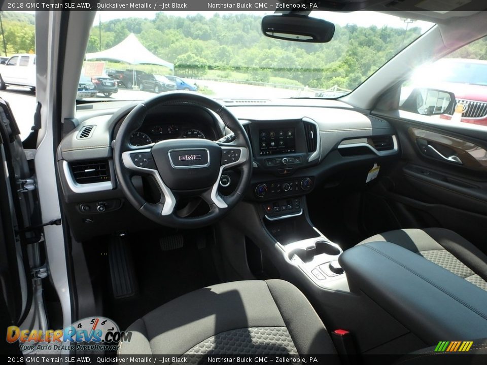 2018 GMC Terrain SLE AWD Quicksilver Metallic / ­Jet Black Photo #13