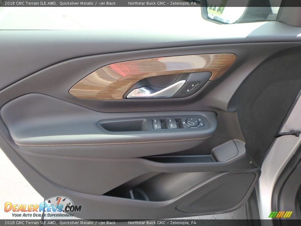2018 GMC Terrain SLE AWD Quicksilver Metallic / ­Jet Black Photo #14