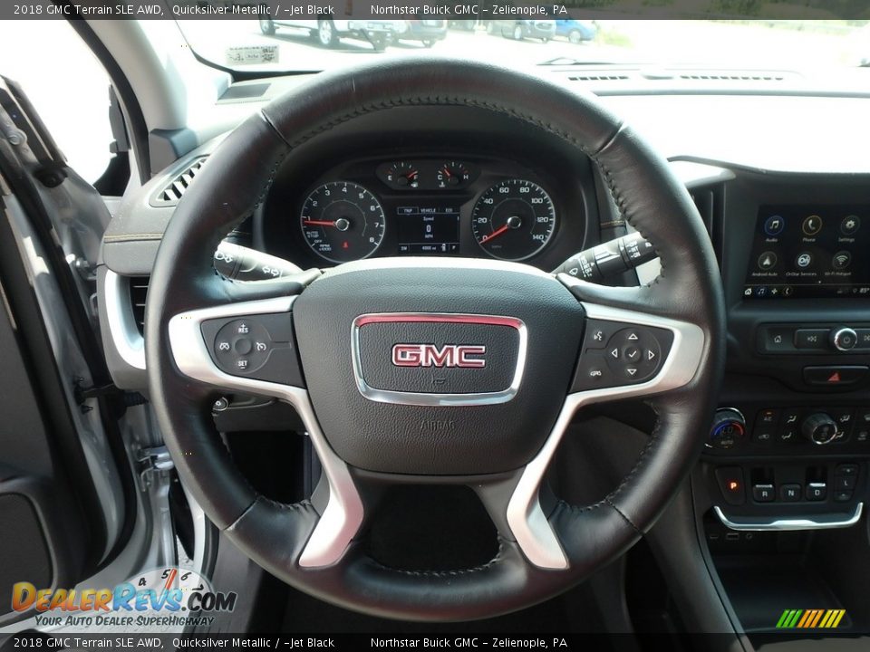2018 GMC Terrain SLE AWD Quicksilver Metallic / ­Jet Black Photo #17