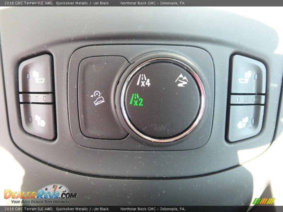 2018 GMC Terrain SLE AWD Quicksilver Metallic / ­Jet Black Photo #18